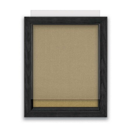 United Visual Products Indoor Enclosed Combo Board, 72"x36", Bronze Frame/Burgundy & Cinnabar UVCB7236BZ-BURGUN-CINNABA